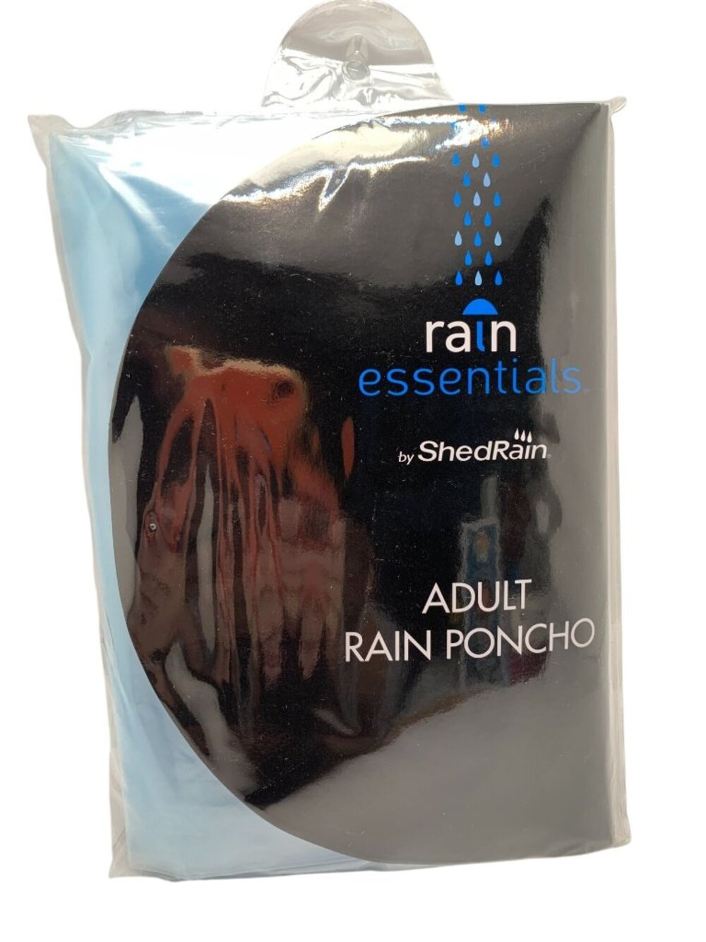 Rain Essentials By ShedRain Adult Rain Poncho EVA Material Lightweight Reusable